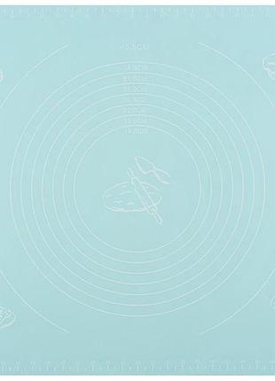 Килимок для тіста з розміткою 60x50 см ardesto — силіконовий килимок для розкачування тіста