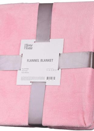 Плед евро размер, микрофибра, ardesto flannel розовый - евро пледы 200 220