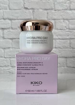 Зволожуючий крем kiko milano gydra pro day!