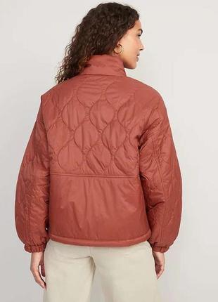 Old nevy демісезонна куртка, великий, батальний розмір, коротка, стьобана, оверсайз2 фото