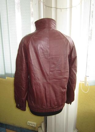 Кожаная! классная куртка* quality leather diffusion *7 фото