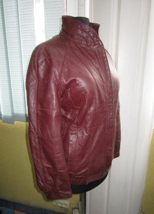 Кожаная! классная куртка* quality leather diffusion *3 фото