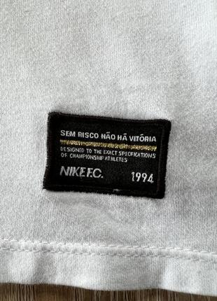 Мужская хлопковая футболка тишка с принтом the nike tee6 фото