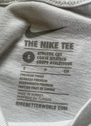 Мужская хлопковая футболка тишка с принтом the nike tee7 фото