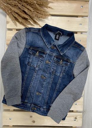 Джинсова куртка denim 7-8 років