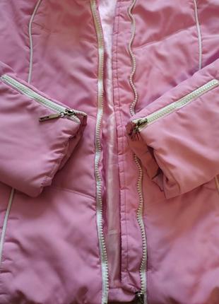 Куртка рожева3 фото