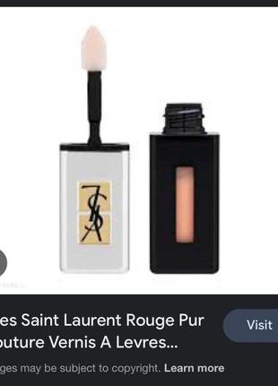 Yves saint laurent rouge pur couture vernis a levres блеск увеличитель губ ysl4 фото