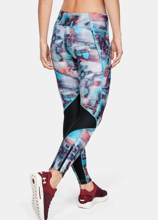 Женские леггинсы (лосины) under armour fly fast printed tights heatgear