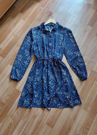 Платье актуальный принт вискоза