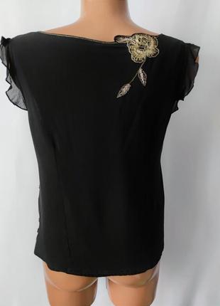 Шовкова блуза топ laura ashley /6853/8 фото