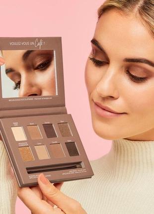 Bourjois  rue de cafe chocolat nude edition palette палетка теней