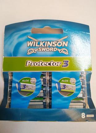 Касети вілкінсон протекто 3 wilkinson protector 3 — 8 шт.