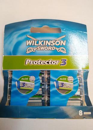 Кассеты вилкинсон протекто 3 wilkinson protector 3 - 8шт.