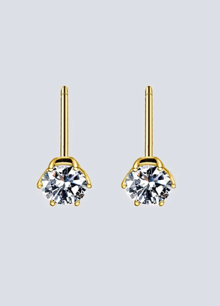 1 par pendientes de tachuela con diseño de diamante de imitación пусеты,гвоздики