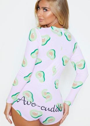 Ромпер пижама авокадо6 фото