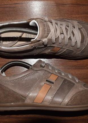 Geox respira sneakers мужские кожаные кроссовки джеокс респира5 фото