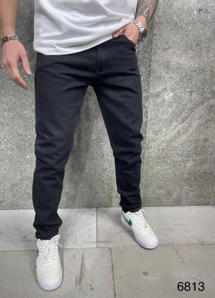 Джинсы мужские, базовые, черное турция / джинсы мужские базовые брюки брюки черные турречина2 фото