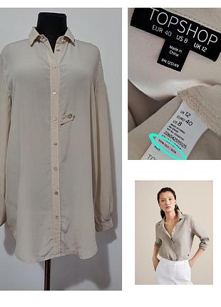 100% шёлк фирменная натуральная шёлковая блузка