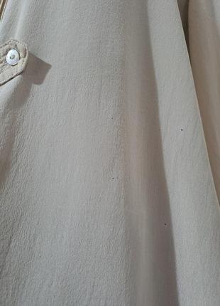 100% шёлк фирменная натуральная шёлковая блузка3 фото