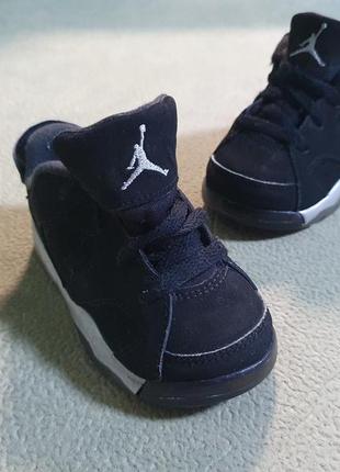 Nike air jordan vl 6 retro low bt для малюків, 768883 003, чорний