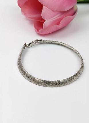 Серебряный браслет, итальялия 🌟