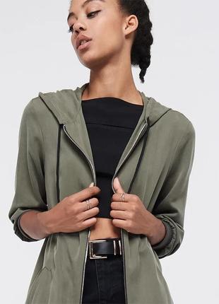 Куртка дастер з капюшоном