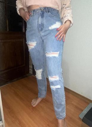Прямые джинсы missguided