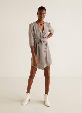 В наличии платье в клетку zara mango2 фото