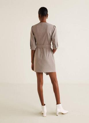 В наличии платье в клетку zara mango4 фото