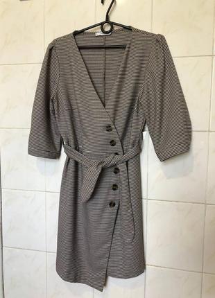 В наличии платье в клетку zara mango7 фото