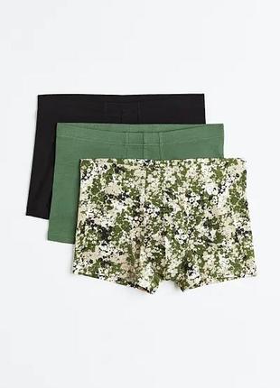 Набор мужские трусы боксеры боксерки Платье h&m хлопок 3 шт в упаковке