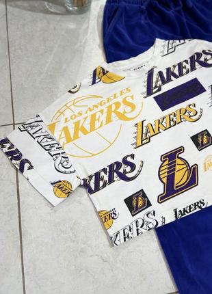 Вкорочена футболка nba lakers4 фото