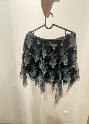 Стильная летняя юбка с медузами1 фото