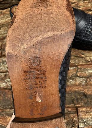 Лоферы bally 42.5 размер туфли мокасины плетеные италия8 фото
