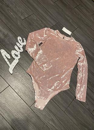 Велюровое боди