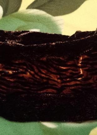 Шарф хомут баохат велюровий велюр  хустку на голову шаль косынка косинка3 фото