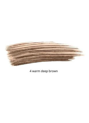 Гель для брів benefit gimme brow+ volumizing eyebrow gel 4 - warm deep brown. новий. оригінал.📦є відправка новою поштою3 фото