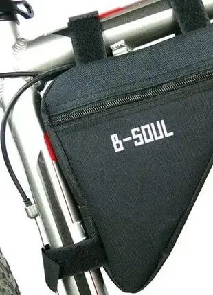 Велосипедная сумка под раму 1l b-soul черная