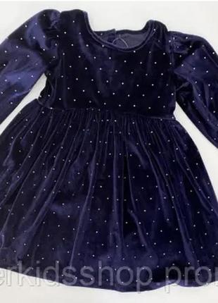 Велюровое платье для девочки от george4 фото