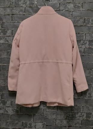 Стильное розовое пальто2 фото
