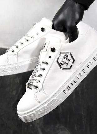 Мужские премиум кроссовки
philipp plein white5 фото