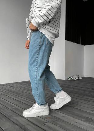Стильні джинси mom із щільного деніму3 фото