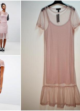 Ніжне сітчасте сукню від new look