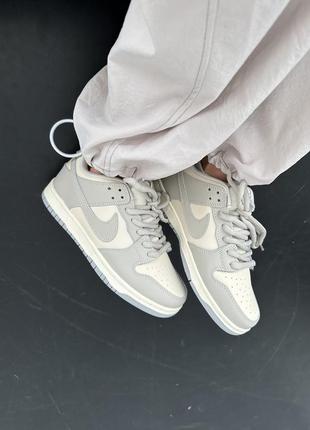 Nike sb dunk low “grey fog”2 фото