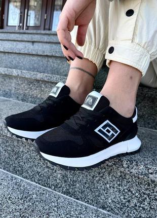 Кроссовки женские экозамша