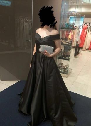 Черное вечернее платье3 фото