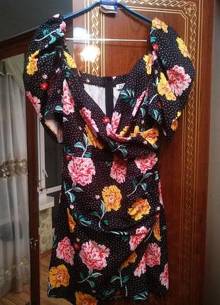 Новое платье на запах гвоздики, m-l