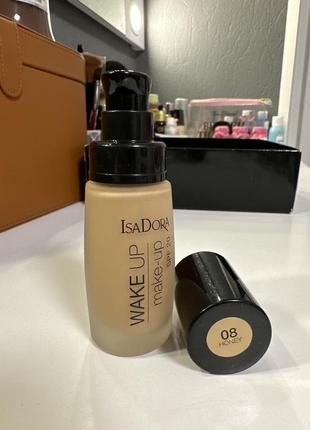 Тональный крем isadora 08 honey wake up make up spf 20