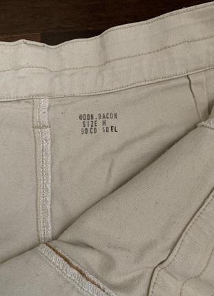 Летние брюки бренда @don.bacon бежевого цвета3 фото