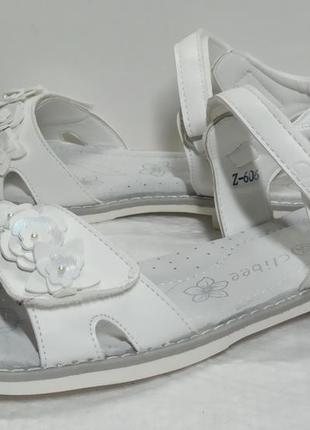 Босоніжки сандалі літнє взуття для дівчинки 606 clibee клібі р.32-364 фото